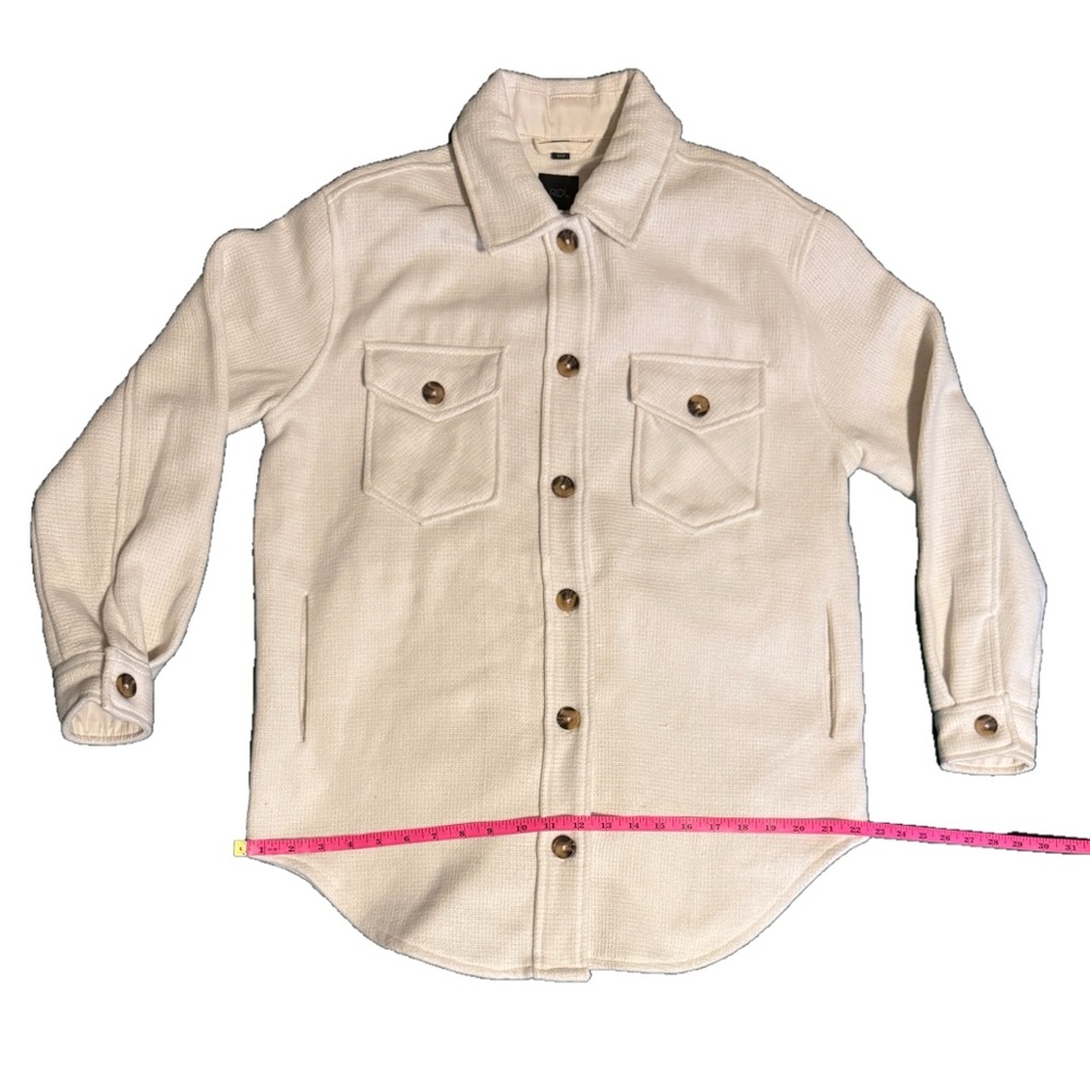 RDI Cream Textured Oversized Shacket – Women’s Size Small - Picture 12 of 15